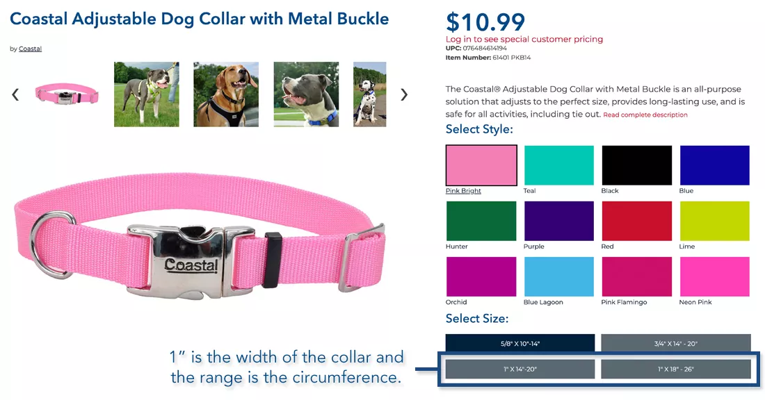 Size Guide for Belts and Dog Collars · SkinsBelts