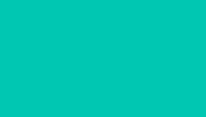 A swatch displays a solid teal color field. The surface appears flat and uniform with no visible texture or pattern. The teal color is bright and evenly saturated throughout the swatch.