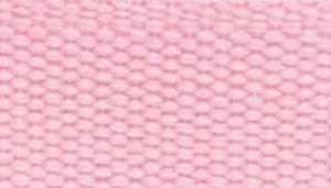 A swatch showing a woven strap in soft pastel pink. The texture consists of tightly interlaced fibers that form a small honeycomb‑like pattern. The pink tone is gentle and warm, giving the material a soft, feminine appearance.